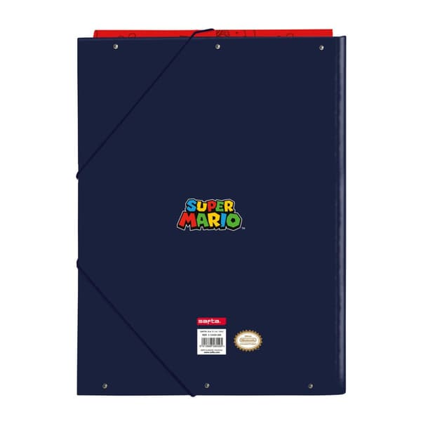 Ring binder Super Mario Trick Red Dark blue A4 26 x 33.5 x 2.5 cm