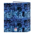 Pikkukuva 2 / 2: Ring binder El Niño Roller Blue Black A4 27 x 33 x 6 cm