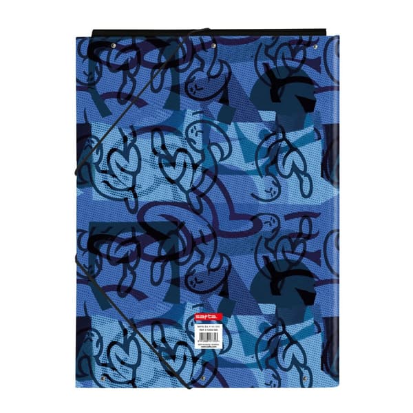 Ring binder El Niño Roller Blue Black A4 26 x 33.5 x 2.5 cm