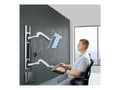 Miniatyrbild 3 av 5: StarTech.com Wall Mount Workstation, VESA Mount For 32" Monitors (22lb/10kg), Fully Articulating Arms For Single Monitor Mount & Keyboard Tray, Inclu