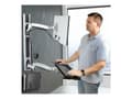 Miniatyrbild 4 av 5: StarTech.com Wall Mount Workstation, VESA Mount For 32" Monitors (22lb/10kg), Fully Articulating Arms For Single Monitor Mount & Keyboard Tray, Inclu