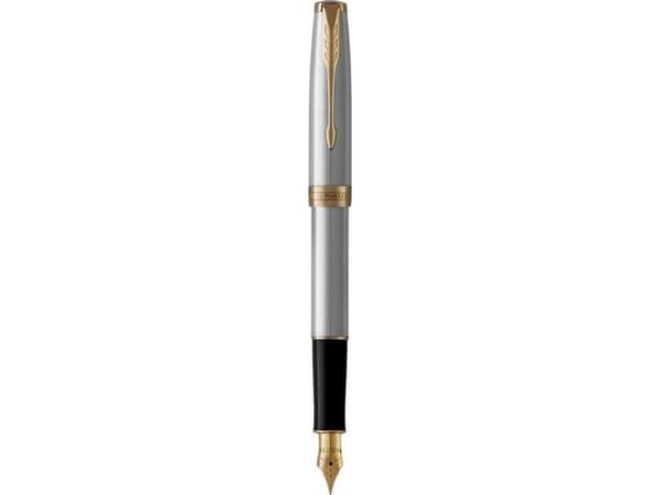 Parker 1931504, Sort, Gull, Rustfritt stål, Blå, Metall, Rustfritt stål, Gull, Rustfritt stål, Rund spiss, Gullbelagt stål