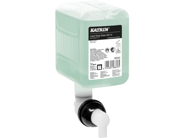 Sæbe Katrin Flydende Green 500ml Grøn,500 ml x 12 fl/krt