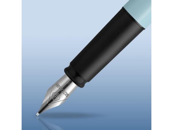 Waterman 2105222, Blå, Påfyllning med bläckpatronssystem, Blå, Krom, Rund spets, Ambidextrous