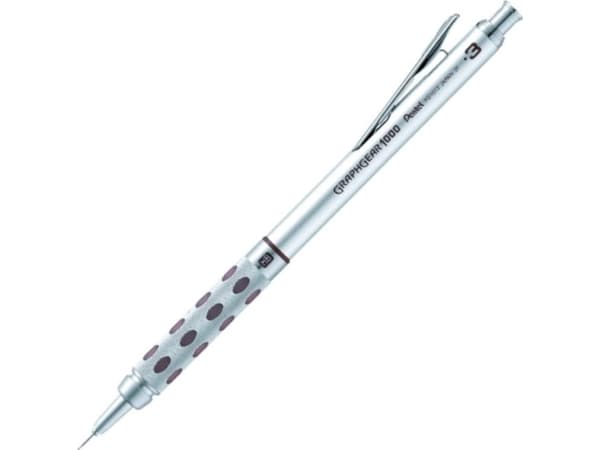 Pentel Graphgear 1000, Brun, Sølv, Metall, Gummi, 0,3 mm, Rund, 1 stykker