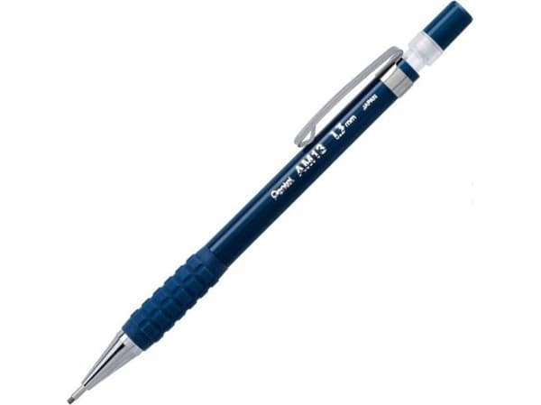 Pentel AM13C, Blå, Svart, 1,3 mm, Rund, 24 styck