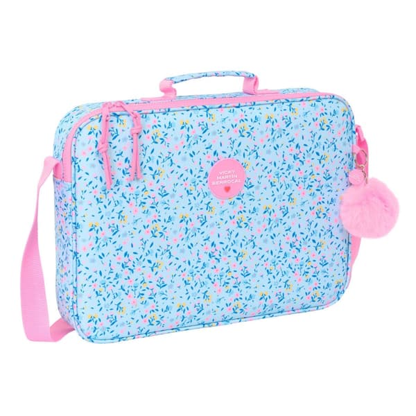 School Satchel Vicky Martín Berrocal Paraíso Pink Light Blue 38 x 28 x 6 cm