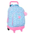 Pikkukuva 1 / 3: School Rucksack with Wheels Vicky Martín Berrocal Paraíso Blue Pink 33 x 45 x 22 cm