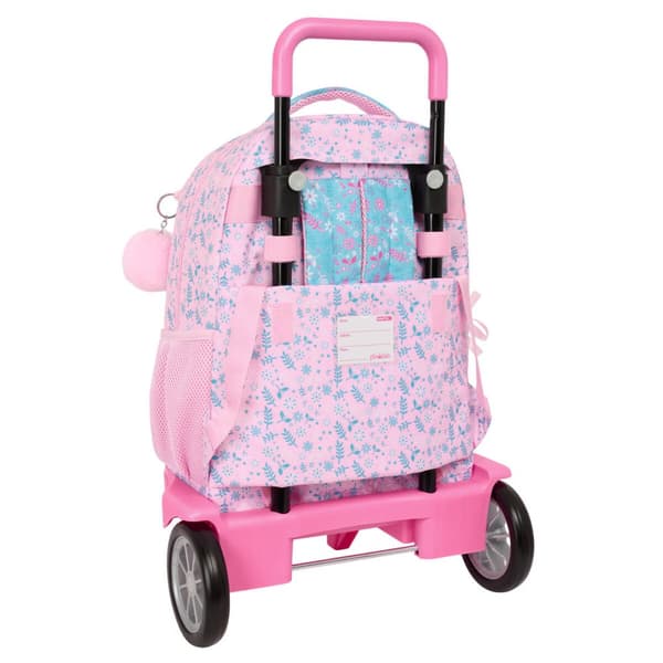 School Rucksack with Wheels Safta Swing Multicolour 33 x 45 x 22 cm