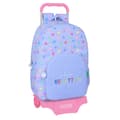 Miniatyrbild 1 av 3: School Rucksack with Wheels Benetton Lila Lilac 30 x 46 x 14 cm