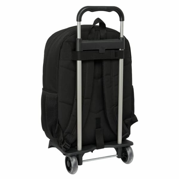 School Rucksack with Wheels Batman Game over Black 30 x 43 x 14 cm