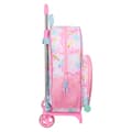 Miniatyrbild 2 av 3: School Rucksack with Wheels Barbie Painterly Pink Sky blue 33 x 42 x 14 cm
