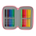 Miniatyrbillede 3 af 6: School Case with Accessories Moos Passion Multicolour 12,5 x 19,5 x 5,5 cm 37 Pieces