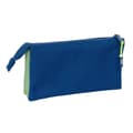Miniatyrbillede 2 af 3: Triple Carry-all Munich North Navy Blue 22 x 12 x 3 cm