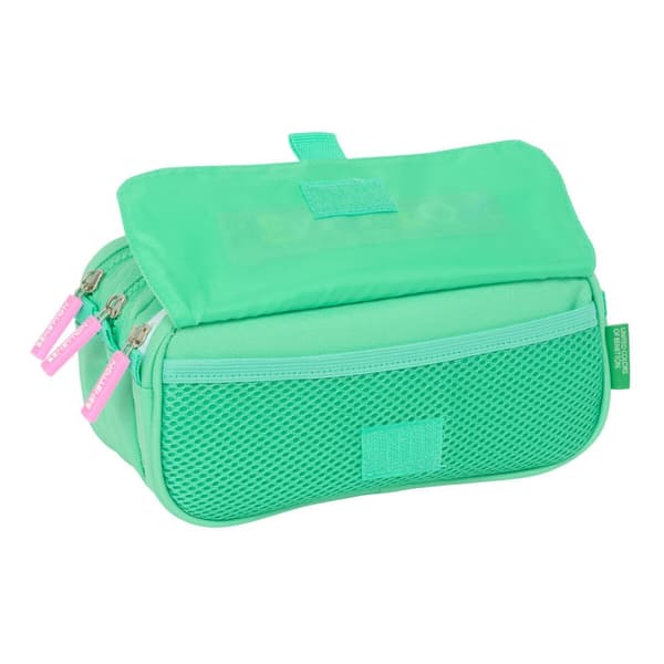 Triple Carry-all Benetton Mint Green 21,5 x 10 x 8 cm