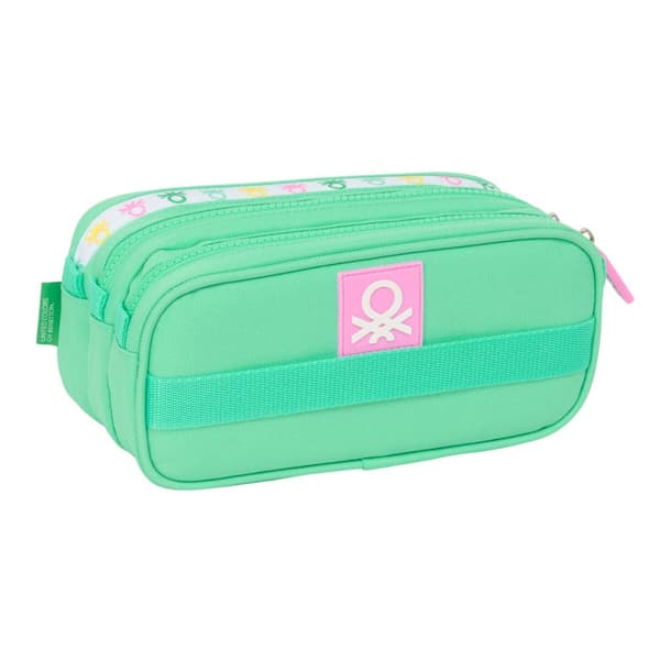 Triple Carry-all Benetton Mint Green 21,5 x 10 x 8 cm