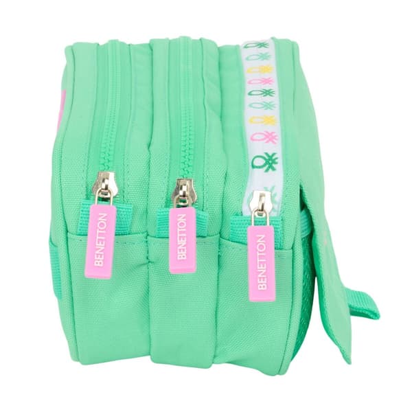 Triple Carry-all Benetton Mint Green 21,5 x 10 x 8 cm