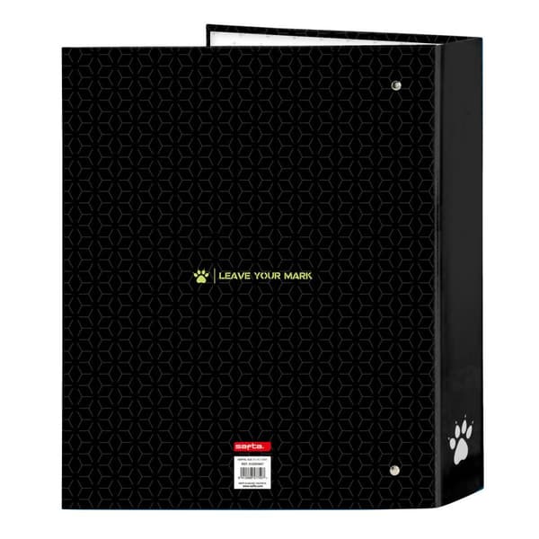 Ring binder Kelme Iron Black A4 27 x 33 x 6 cm