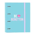 Miniatyrbillede 1 af 2: Ring binder Benetton Unique Pink Turquoise 27 x 32 x 3.5 cm
