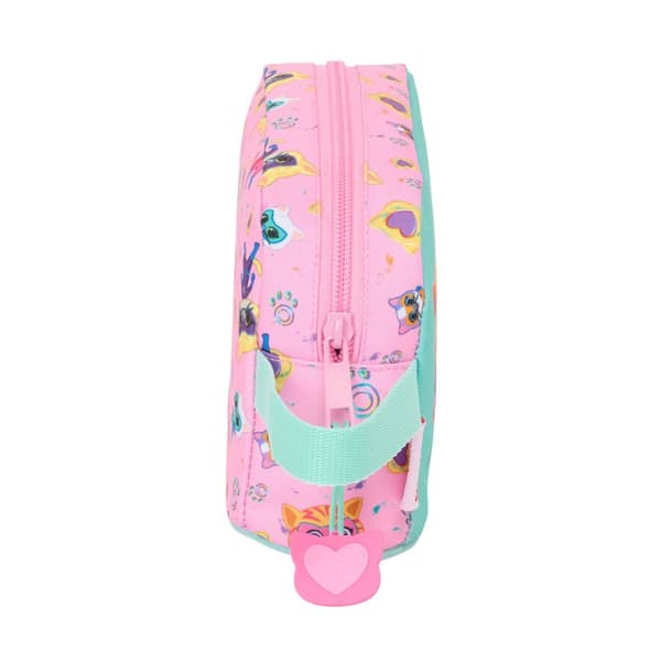 Holdall SuperKitties Pink Turquoise 21,5 x 12 x 6,5 cm