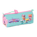Miniatyrbillede 1 af 3: Holdall SuperKitties Pink Turquoise 21 x 8 x 7 cm