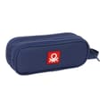 Miniatyrbillede 3 af 3: Double Carry-all Benetton Flag Navy Blue 21 x 8 x 6 cm