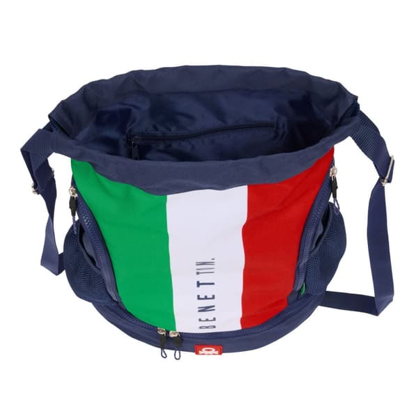 Backpack with Strings Benetton Flag Navy Blue 35 x 40 x 1 cm