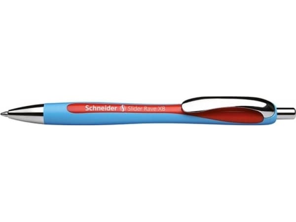 Schneider Slider Rave - Kulspetspenna - röd - 1,4 mm - extra bred - indragbar