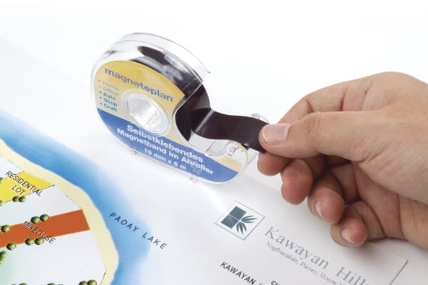 Magnetoplan 15510, Plast, Transparent, 1 styck