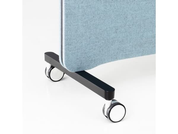 Edge T-foot Blade svart med hjul