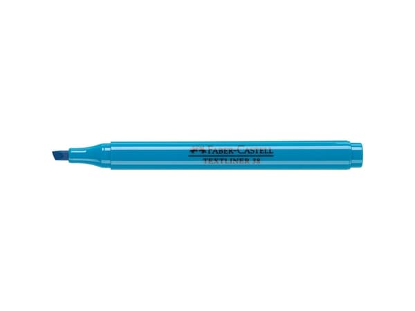 Faber-Castell TEXTLINER 38 - Överstrykningspenna - för faxpapper - fluorescerande blå