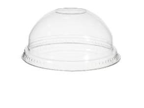 Muovikansi Verive Dome Ø95xH41mm ilman reikää pilleille RPET kirkas, 50 kpl/ps - (50 kpl)