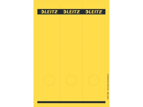 Leitz 16870015, Keltainen, Suorakulmio, Rengaskansio, Paperi, 80 g/m², 61 mm