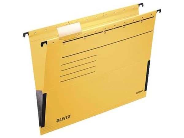 Leitz Hanging Pocket Alpha A4 keltainen 5 kpl/pakkaus 19863015 5 kpl