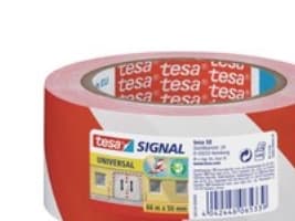 Tesa Signal Universal - Maskeringstape - 50 mm x 66 m - polypropylen - rød, hvit