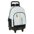 Pikkukuva 1 / 3: School Rucksack with Wheels Real Madrid C.F. 24/25 White Grey 33 x 45 x 22 cm