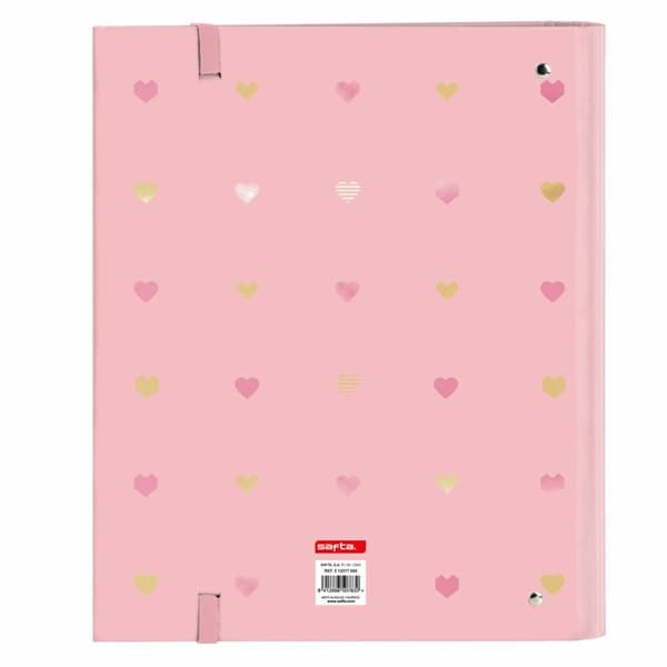 Ring binder Glow Lab Hearts Replacement (100 Sheets) A4