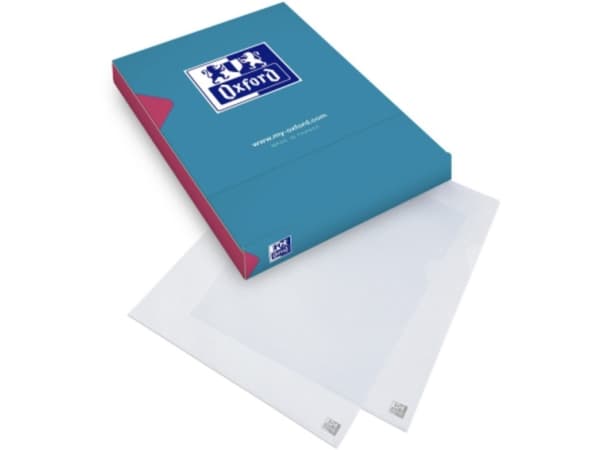 Oxford 400005475, Envelope folder, A4, Polypropylen (PP), Blå, Landskap/portrett, 25 ark