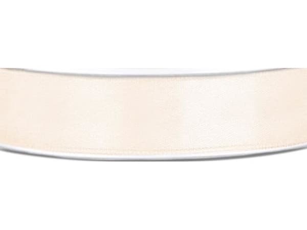 Lys creme satinbånd 12mm