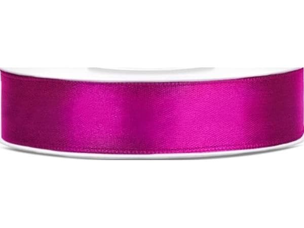 Fuksia satiininauha 12mm