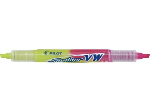 Pilot Spotliter VW Begreen - Dobbelsidig markør - fluorescerende gul, fluorescerende rosa - 1-3.3 mm - medium