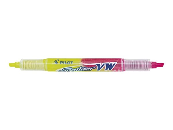 Pilot Spotliter VW Begreen - Dobbelsidig markør - fluorescerende gul, fluorescerende rosa - 1-3.3 mm - medium