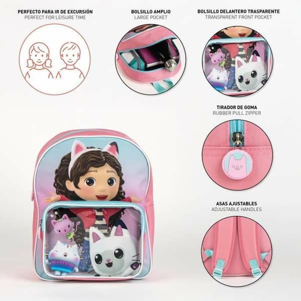 School Bag Gabby's Dollhouse Pink