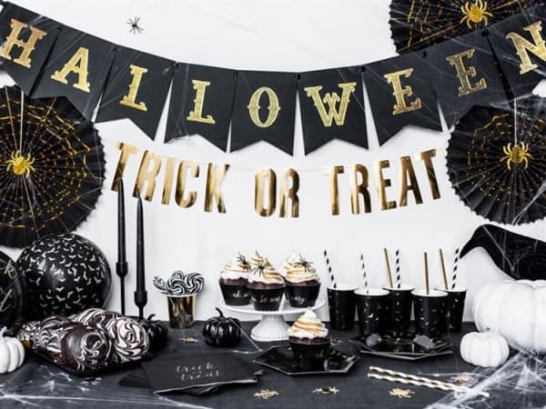 Halloween bogstavbanner