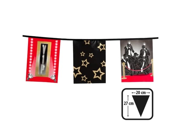 Boland 44150, Bunting banner, Polyethylene, Multicolour, 200 mm, 270 mm, 75 g