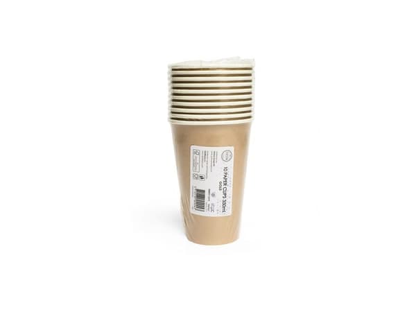 Guld papkrus, 350ml 10 stk