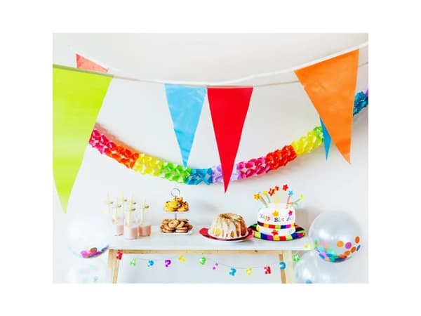 Boland 30608, Garland, Cotton, Paper, Multicolour, 6000 mm, 77 g, 140 mm