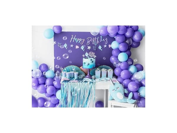 Happy Birthday banner perlemor