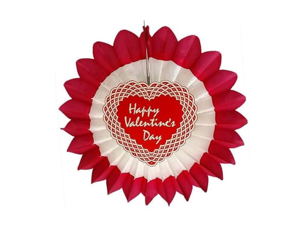 Valentins dag vifte, 66 cm