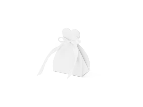 Presentförpackning Vit klänning 10st